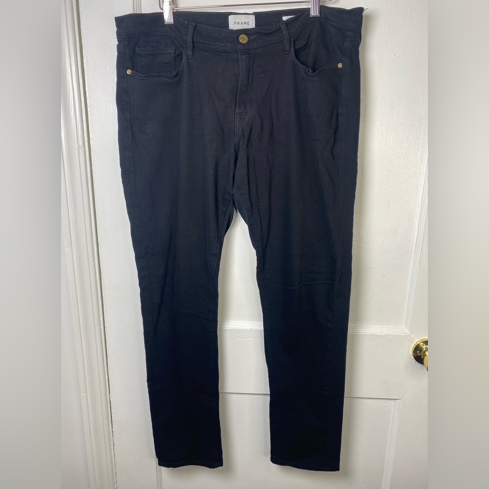Frame Le Garcon Black Jeans 32